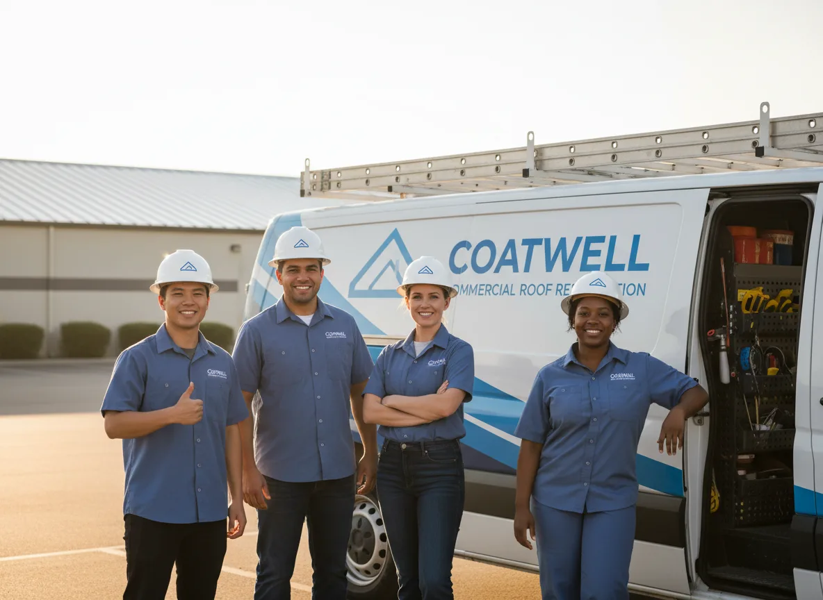 Commercial roof coating company in Canova, SD
